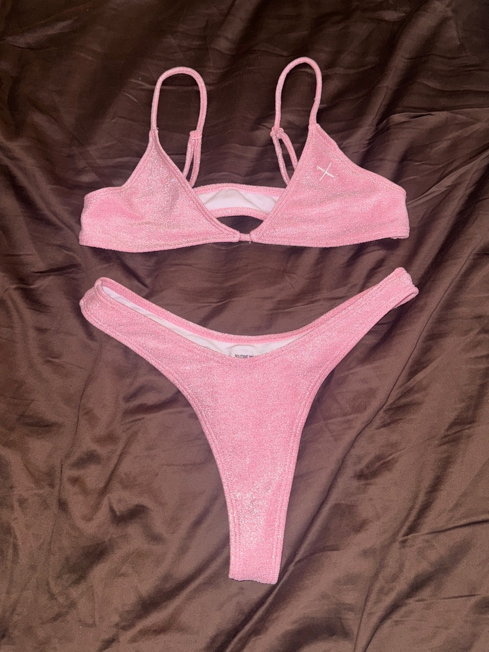 Boutine LA Shimmer Two-Piece Bikini Set | Petite Top + Petite Bottoms